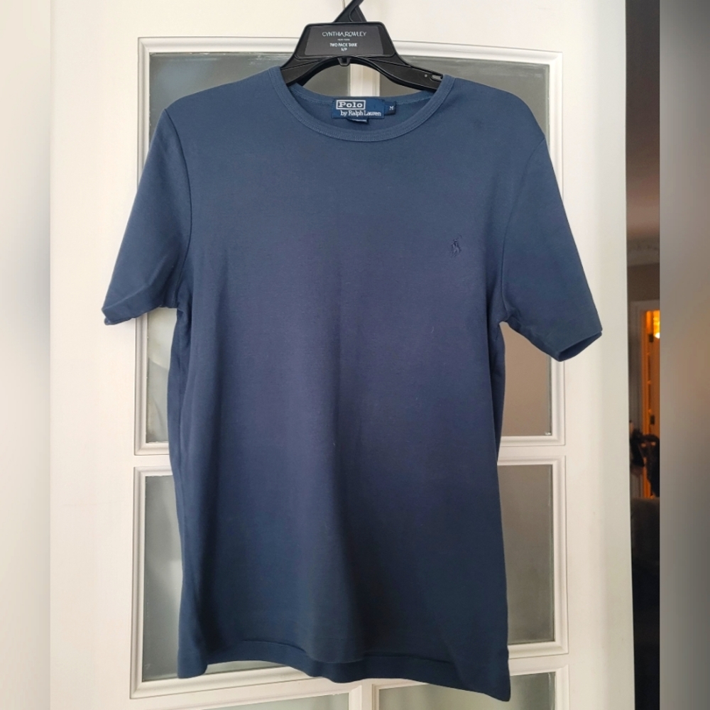Polo by Ralph Lauren blue cotton t-shirt sz Med mens